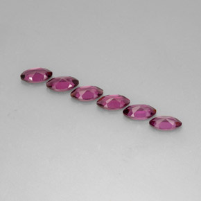 Gemas de granate rodolita violeta natural de  ct, marquesa, VS