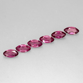 Gemas de granate rodolita púrpura natural de  ct, marquesa, VS