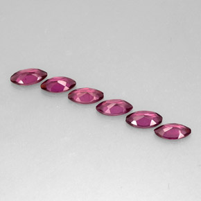 Gemas de granate rodolita púrpura natural de  ct, marquesa, VS