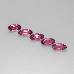 Gemas de granate rodolita púrpura natural de  ct, marquesa, VS