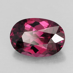 Granate rodolita Rojo frambuesa natural de 1.91 ct, Corte Óvalo, VS