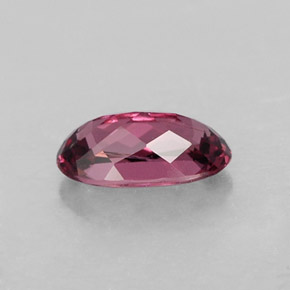 Granate rodolita rojo natural de 0,95 ct, corte óvalo, VVS-VS