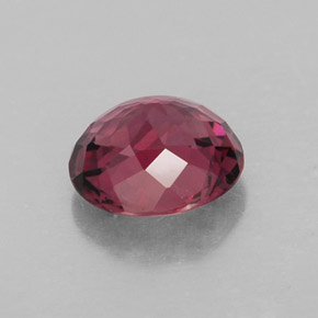Granate rodolita rojo natural de 1,38 ct, corte óvalo, VVS