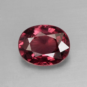 Granate rodolita Rojo frambuesa natural de 1.95 ct, Corte Óvalo, VS