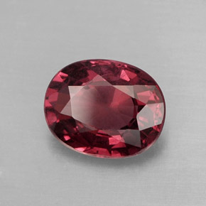 Granate rodolita Rojo frambuesa natural de 1.95 ct, Corte Óvalo, VS