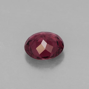 Granate rodolita Rojo frambuesa natural de 1.32 ct, Corte Redondo, VS