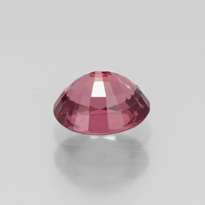 Granate rodolita rojo natural de 0,70 ct, corte óvalo, VS