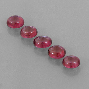 Gemas de granate rodolita rojo natural de  ct, transparente, transparente / translúcido