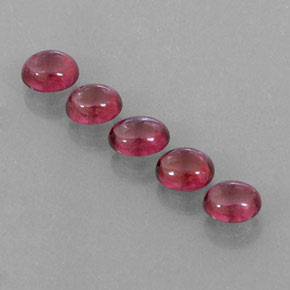 Gemas de granate rodolita rojo natural de  ct, transparente, transparente / translúcido