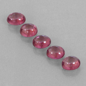 Gemas de granate rodolita rojo natural de  ct, transparente, transparente / translúcido