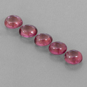 Gemas de granate rodolita rojo natural de  ct, transparente, transparente / translúcido