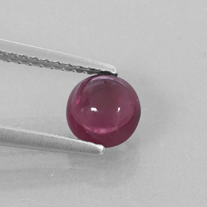 Granate rodolita rojo natural de 1,19 ct, transparente, transparente / translúcido