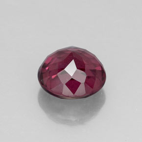 Granate rodolita rojo natural de 2,99 ct, corte redondo, VS