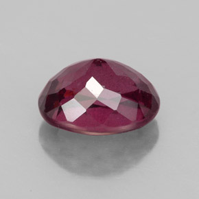 Granate rodolita rojo natural de 2,82 ct, corte óvalo, VS-SI