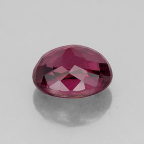 Granate rodolita rojo natural de 2,43 ct, corte óvalo, VS
