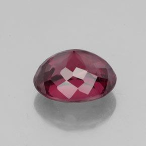 Granate rodolita rojo natural de 2,35 ct, corte óvalo, VS