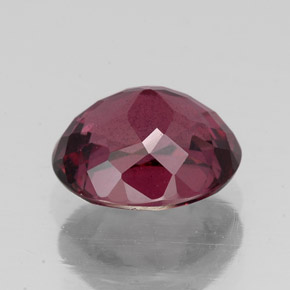 Granate rodolita rojo natural de 2,46 ct, corte óvalo, VS