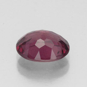 Granate rodolita rojo natural de 2,50 ct, corte óvalo, VS
