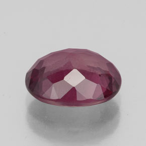 Granate rodolita rojo natural de 2,83 ct, corte óvalo, VS-SI