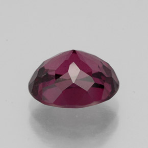 Granate rodolita rojo natural de 3,00 ct, corte óvalo, VS