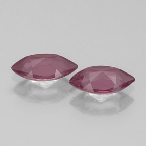 Gemas de Granate rodolita Rojo frambuesa natural de  ct, Marquesa, VS