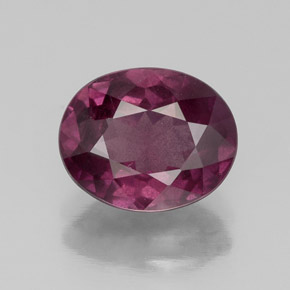 Granate rodolita violeta natural de 2,66 ct, corte óvalo, VS-SI