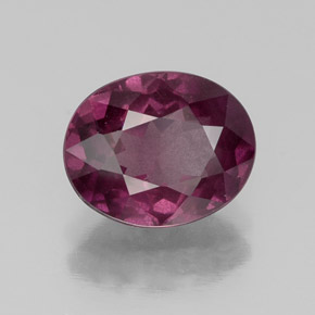 Granate rodolita violeta natural de 2,66 ct, corte óvalo, VS-SI
