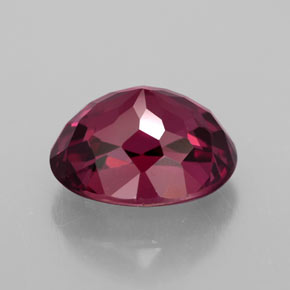 Granate rodolita rojo natural de 2,24 ct, corte óvalo, VS