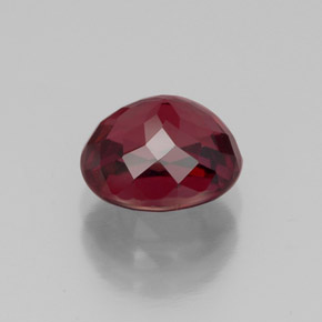 Granate rodolita rojo natural de 2,68 ct, corte óvalo, VS