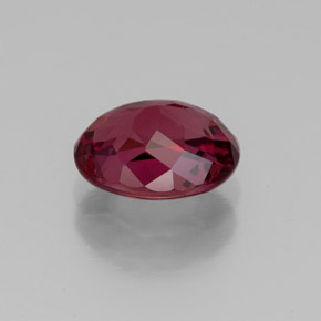 Granate rodolita rojo natural de 2,07 ct, corte óvalo, VS