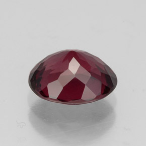 Granate rodolita rojo natural de 2,21 ct, corte óvalo, VVS-VS