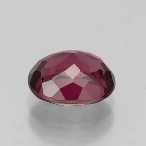 Granate rodolita rojo natural de 2,16 ct, corte óvalo, VS
