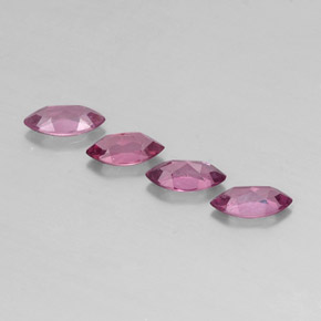 Gemas de granate rodolita violeta natural de  ct, marquesa, VS