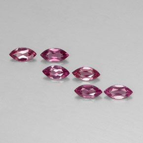 Gemas de granate rodolita violeta natural de  ct, marquesa, VVS-VS