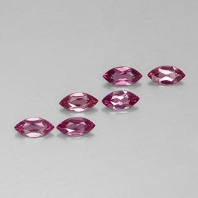 Gemas de granate rodolita violeta natural de  ct, marquesa, VVS-VS
