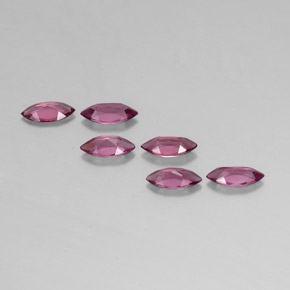 Gemas de granate rodolita violeta natural de  ct, marquesa, VVS-VS