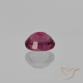 Granate rodolita Rosado magenta natural de 1.52 ct, Ovalada, VS
