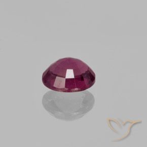 Granate rodolita Rojo frambuesa natural de 1.45 ct, Ovalada, VS