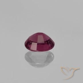 Granate rodolita Púrpura oscuro natural de 1.37 ct, Ovalada, VS