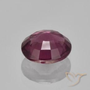 Granate rodolita púrpura natural de 1,60 ct, corte óvalo, VS