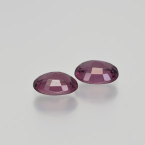 Gemas de granate rodolita púrpura natural de 2,12 ct, corte óvalo, VS