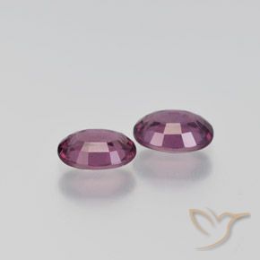 Gemas de Granate rodolita Uva natural de 1.95 ct, Ovalada, VS