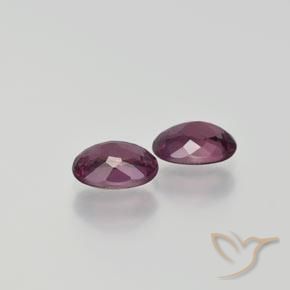Gemas de Granate rodolita Rosado magenta natural de 1.99 ct, Ovalada, VS