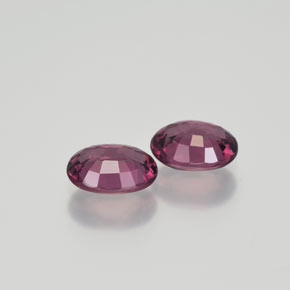 Gemas de granate rodolita rosado magenta natural de 1,88 ct, corte óvalo, VS