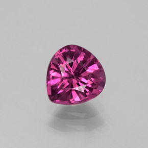 Granate rodolita Rojo frambuesa natural de 1.43 ct, En forma de pera, VS