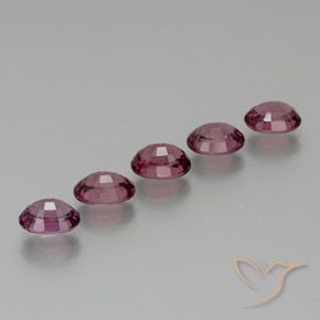 Gemas de Granate rodolita Rosado magenta natural de 5.74 ct, Ovalada, VVS-VS