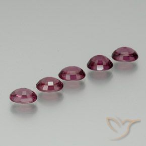 Gemas de Granate rodolita Púrpura baya rosado natural de 5.40 ct, Ovalada, VS