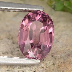 Granate rodolita Rojo frambuesa natural de 1.42 ct, Corte Óvalo, VVS-VS