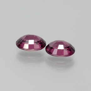 Gemas de granate rodolita púrpura natural de 1,98 ct, corte óvalo, VS