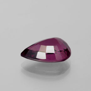 Granate rodolita rojo frambuesa natural de 5,79 ct, en forma de pera, VVS